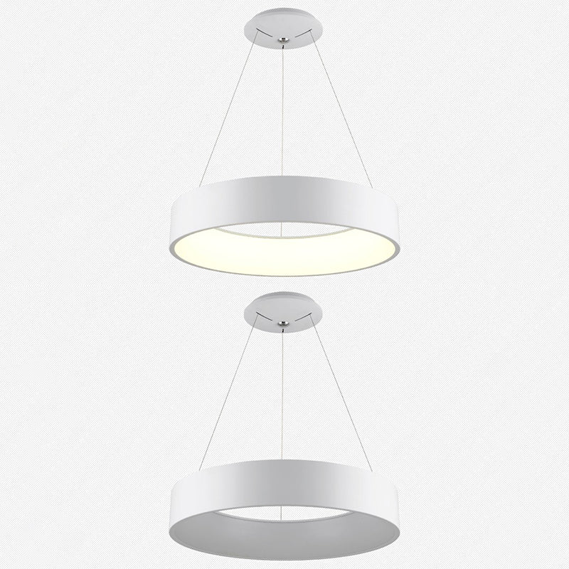 Modern de lámparas de colgante de colgante de estilo minimalista de estilo acrílico colgante de techo acrílico para sala de estar