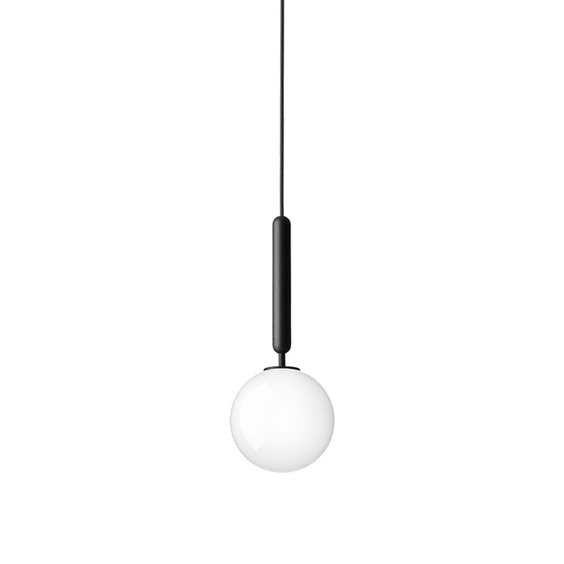 Bolvormig glazen plafond hanglamp moderne minimalistische 1 lichthangende lamp voor woonkamer