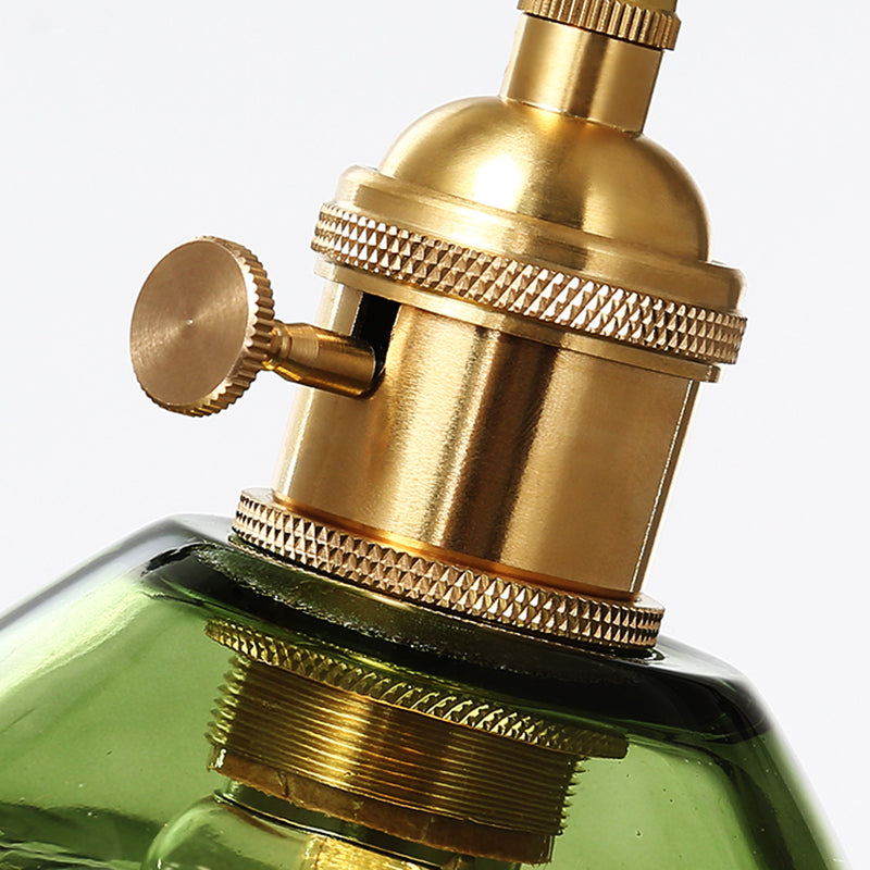 1 Lights de plafond suspendus à l'éclat léger créatif moderne en verre pour le magasin de vêtements