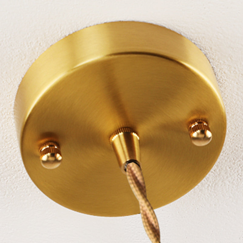 1 Lights de plafond suspendus à l'éclat léger créatif moderne en verre pour le magasin de vêtements