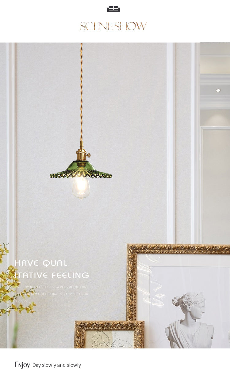 1 Lights de plafond suspendus à l'éclat léger créatif moderne en verre pour le magasin de vêtements