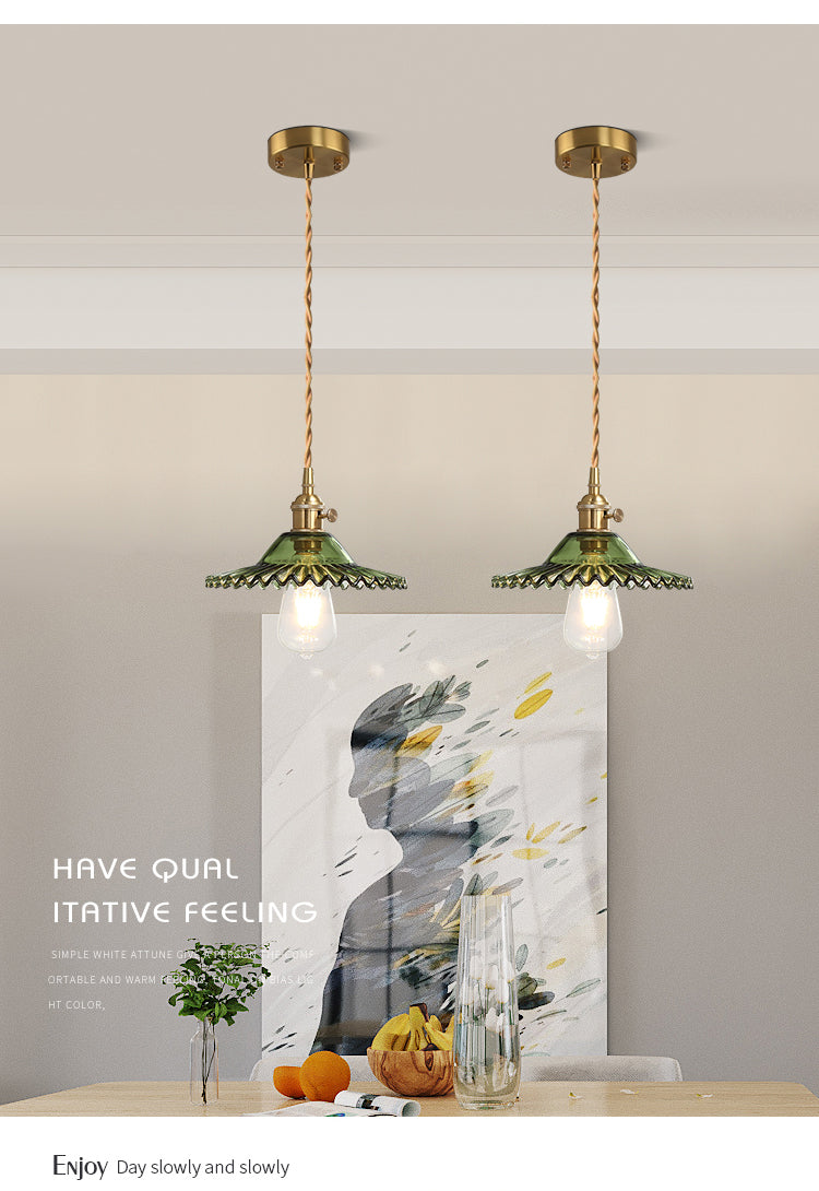 1 Lights de plafond suspendus à l'éclat léger créatif moderne en verre pour le magasin de vêtements