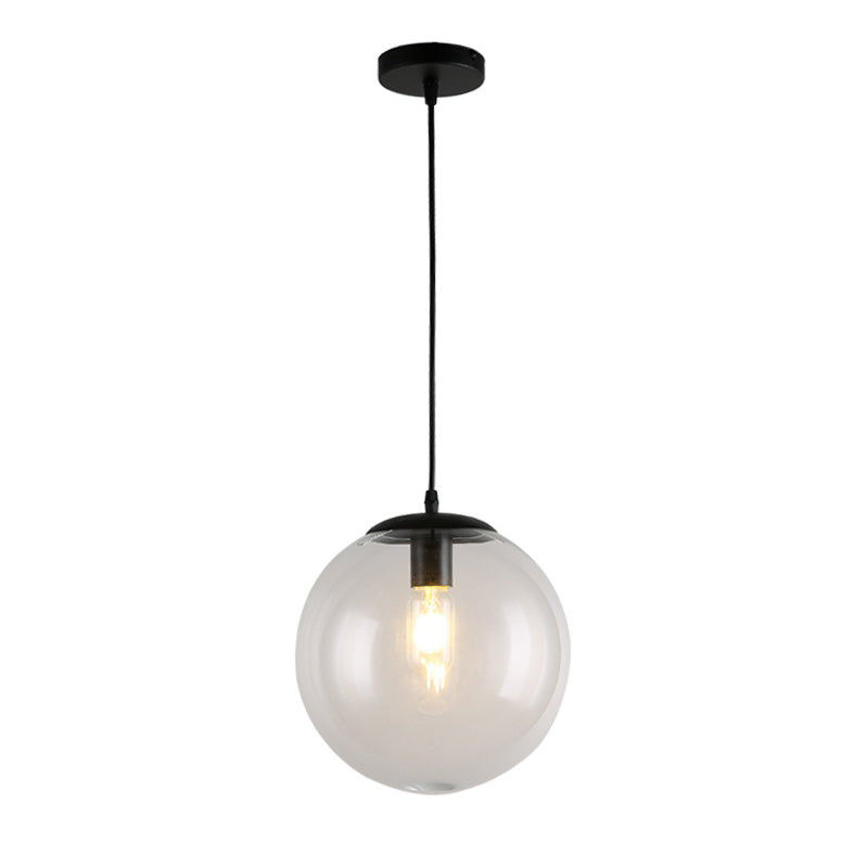 1 Light Spherical Pendant Lighting Modern simplicity Glass Pendant Ceiling Lights for Restaurant