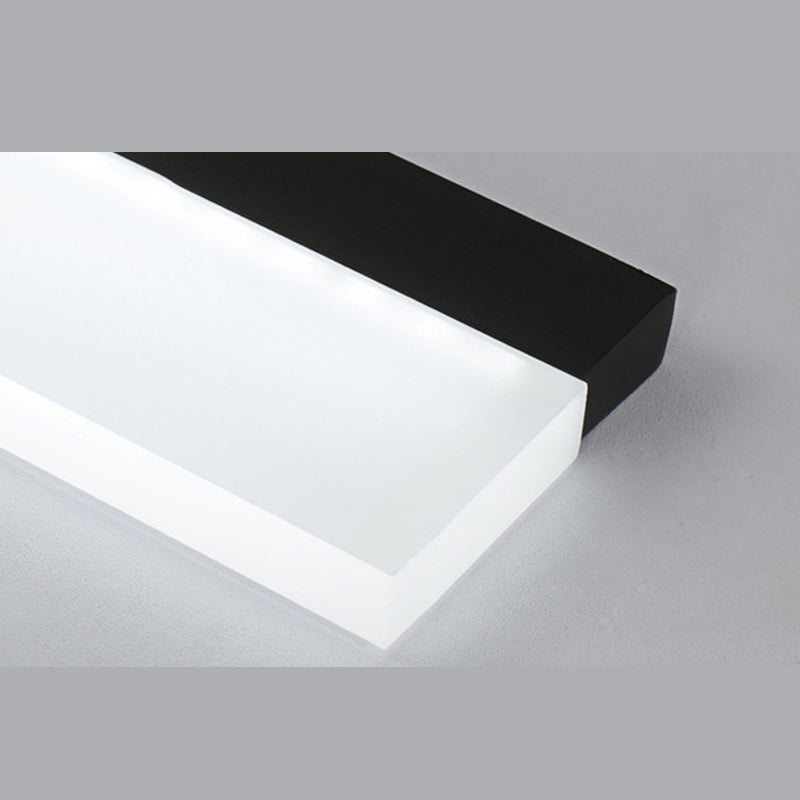 Modern Minimalist Style Linear Pendant Lighting Fixture Acrylic Hanging Lamps for Living Room