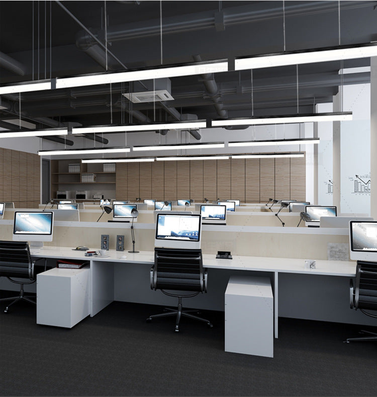 Modern Minimalist Style Linear Pendant Lighting Fixture Acrylic Hanging Lamps for Living Room