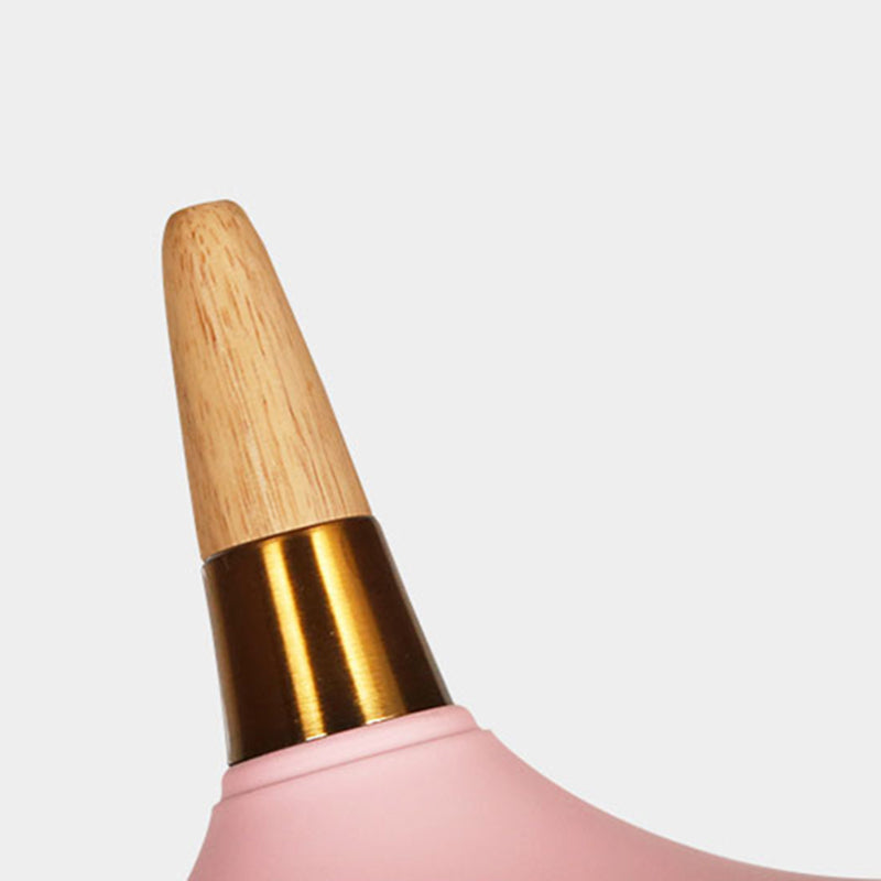 Macarons Industrial  Barn Shade Pendant Light Metal 1-Light Restaurant Pendant Lighting with Wooden Top