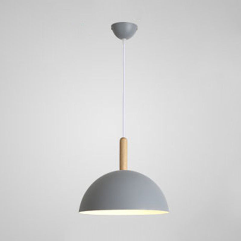 Dome Esszimmer Down Lighting Anhänger Metal Moderne Stil Anhänger Beleuchtung