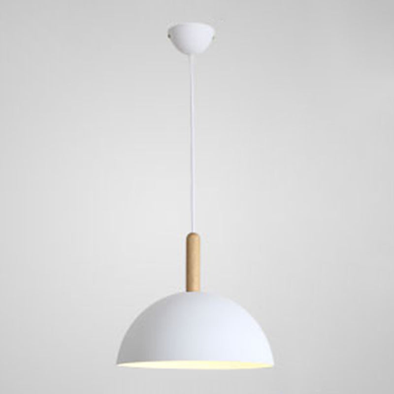 Dome Esszimmer Down Lighting Anhänger Metal Moderne Stil Anhänger Beleuchtung