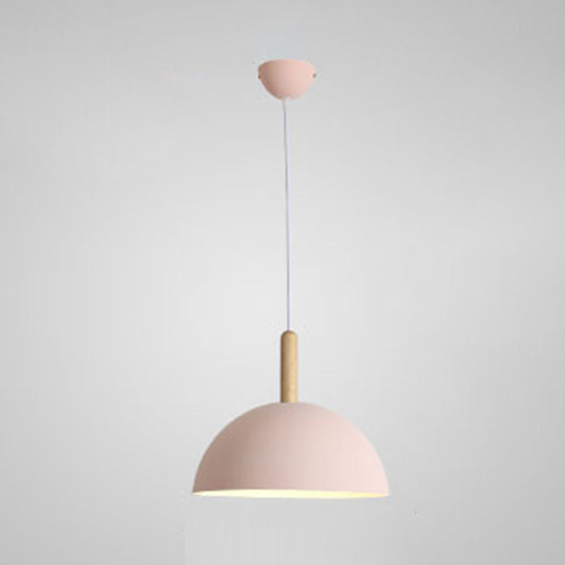 Dome Esszimmer Down Lighting Anhänger Metal Moderne Stil Anhänger Beleuchtung