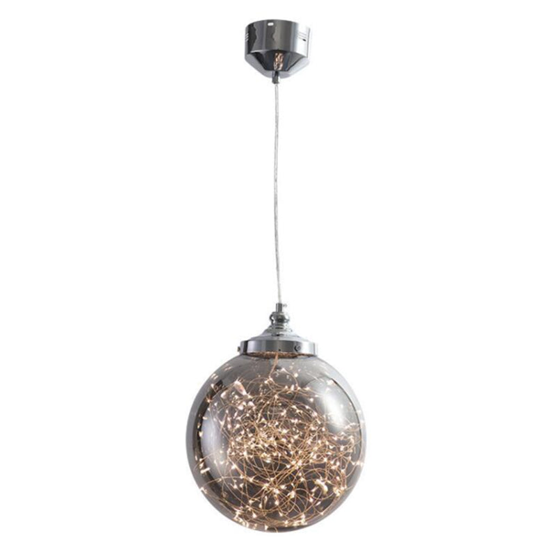 Starry Ceiling Pendant Light Minimalist LED Glass Hanging Light Fixture for Living Room