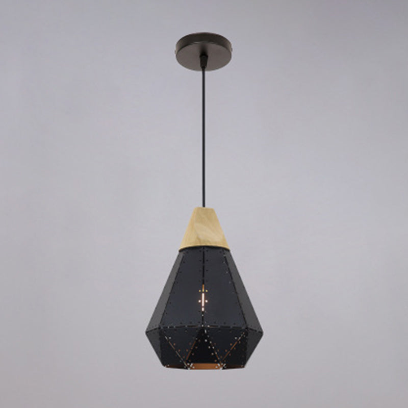 Metall Diamond Hanging Lamp Kit Moderner Stil Down Lighting Anhänger für Esszimmer