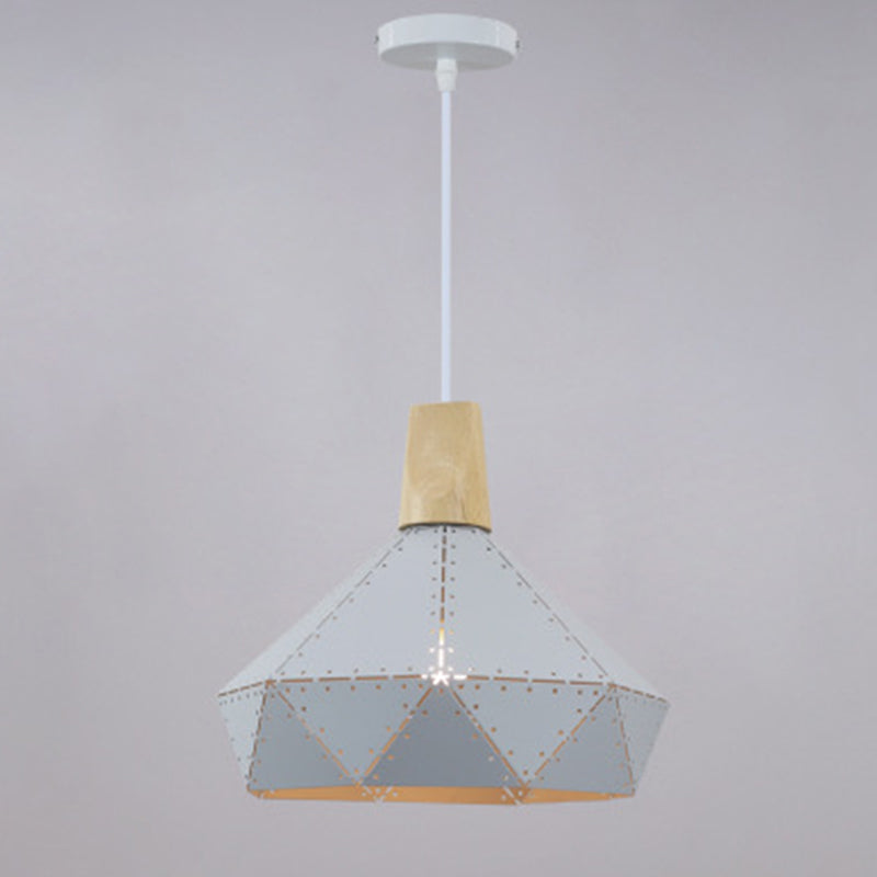 Metall Diamond Hanging Lamp Kit Moderner Stil Down Lighting Anhänger für Esszimmer