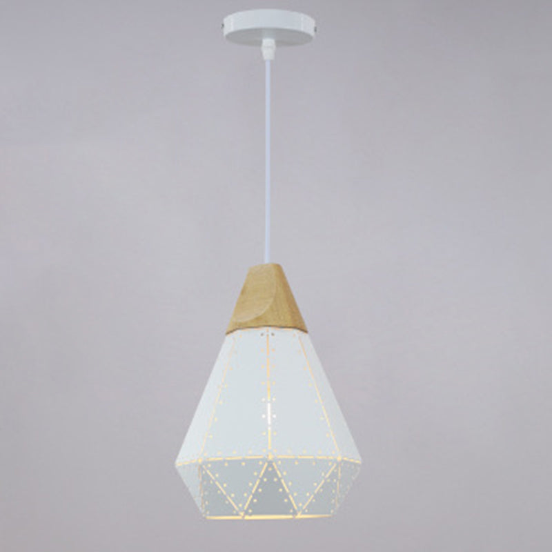 Metall Diamond Hanging Lamp Kit Moderner Stil Down Lighting Anhänger für Esszimmer