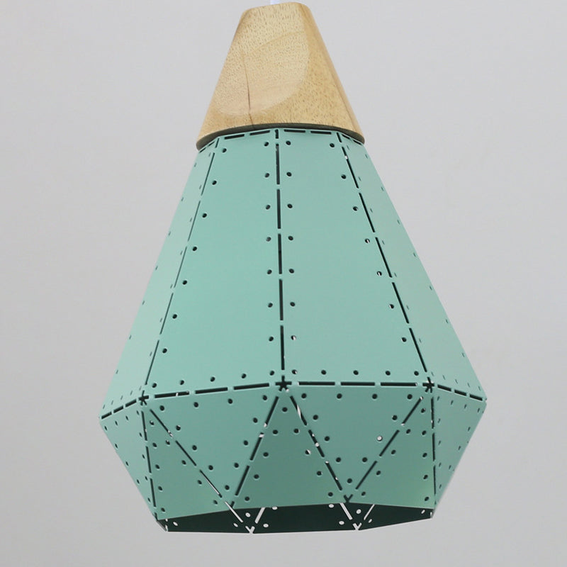 Metall Diamond Hanging Lamp Kit Moderner Stil Down Lighting Anhänger für Esszimmer