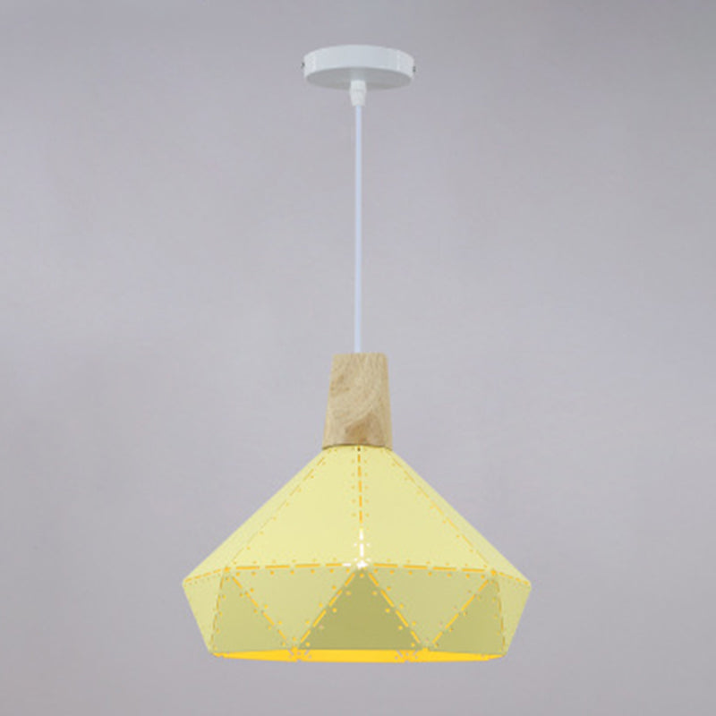 Metall Diamond Hanging Lamp Kit Moderner Stil Down Lighting Anhänger für Esszimmer