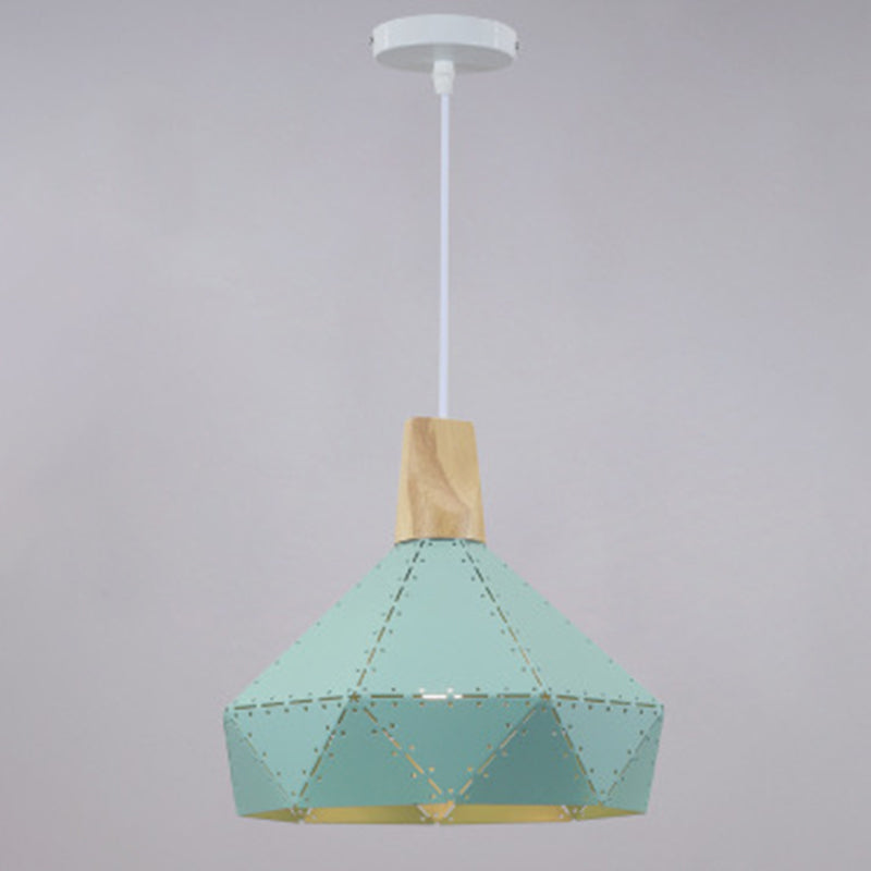 Metall Diamond Hanging Lamp Kit Moderner Stil Down Lighting Anhänger für Esszimmer