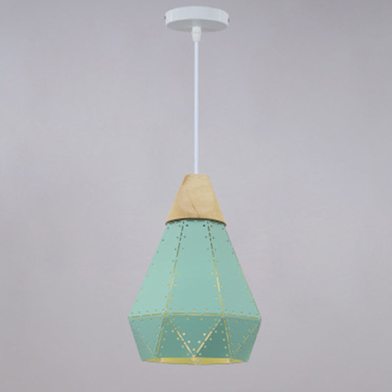 Metall Diamond Hanging Lamp Kit Moderner Stil Down Lighting Anhänger für Esszimmer