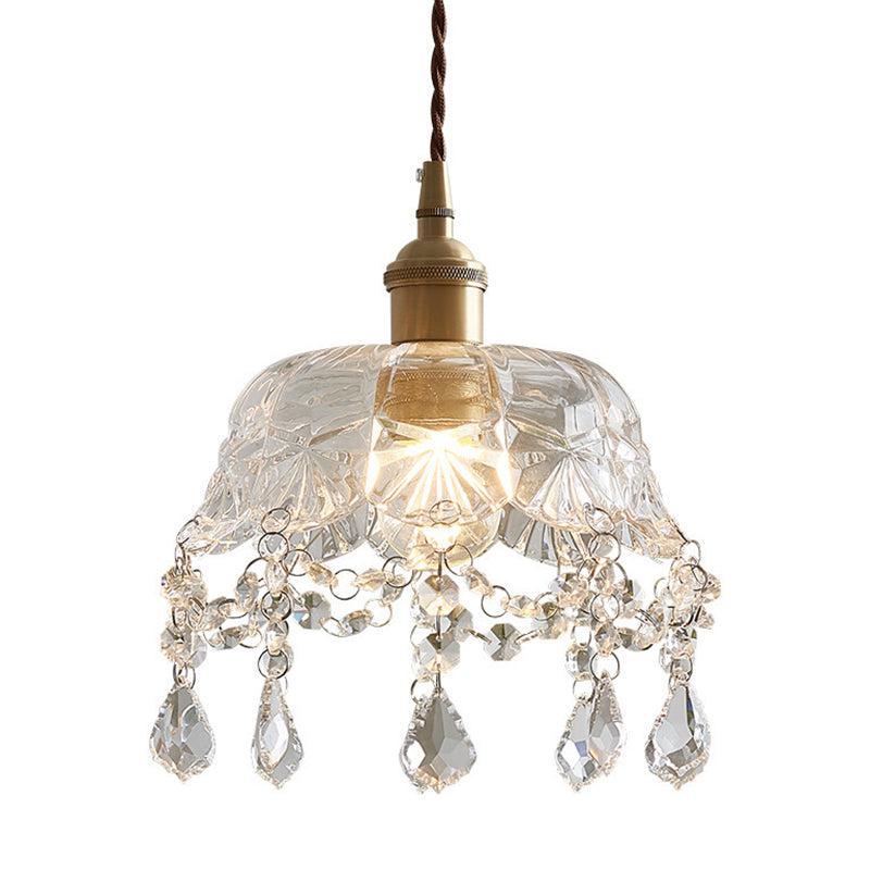 Schattiertes Glasanhänger Deckenleuchte zeitgenössischer Stil klares hängendes Deckenlicht