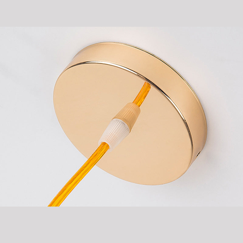 Globe Ceiling Pendant Light Simplicity Glass Dinning Room Pendant Light Kit in White