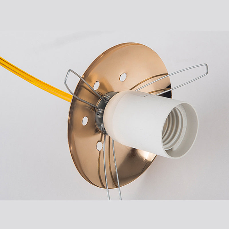 Globe Ceiling Pendant Light Simplicity Glass Dinning Room Pendant Light Kit in White