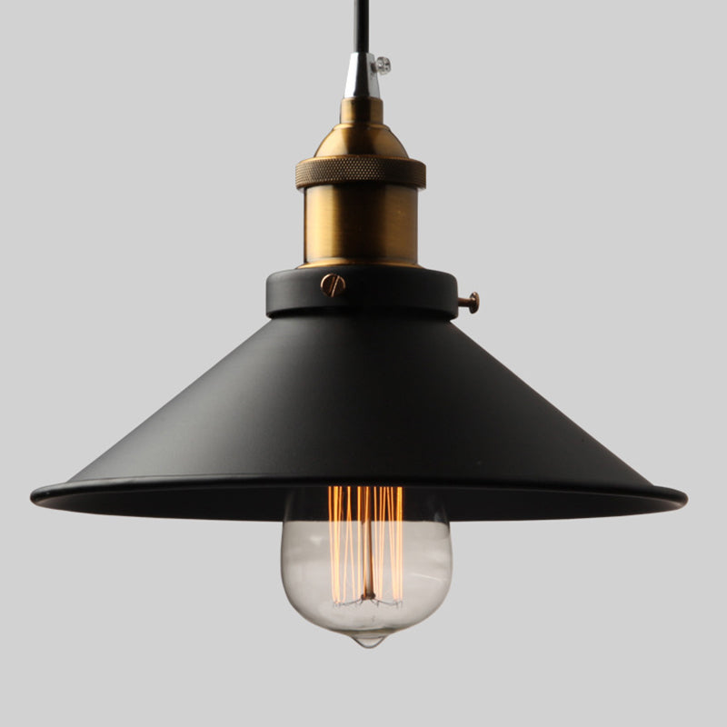 1 pendentif léger pendentif léger industriel de style industriel en métal