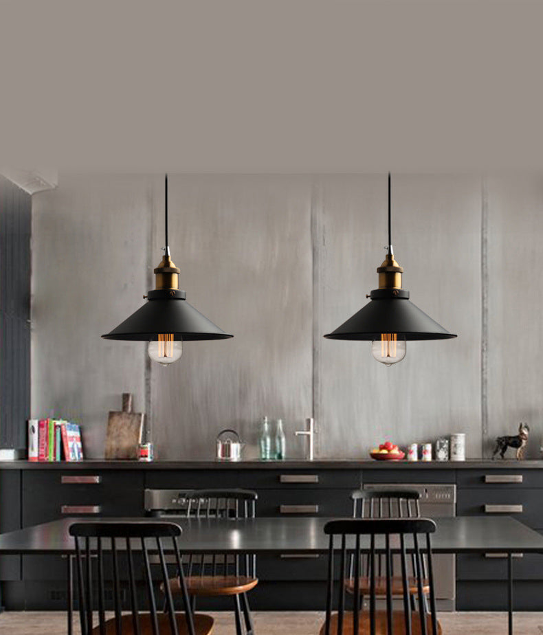 1 pendentif léger pendentif léger industriel de style industriel en métal