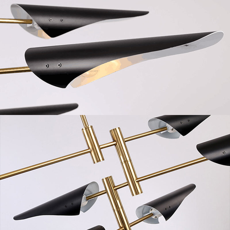 Shaded Living Room Ceiling Pendant Light Metal Simplicity Pendant Lighting Fixture