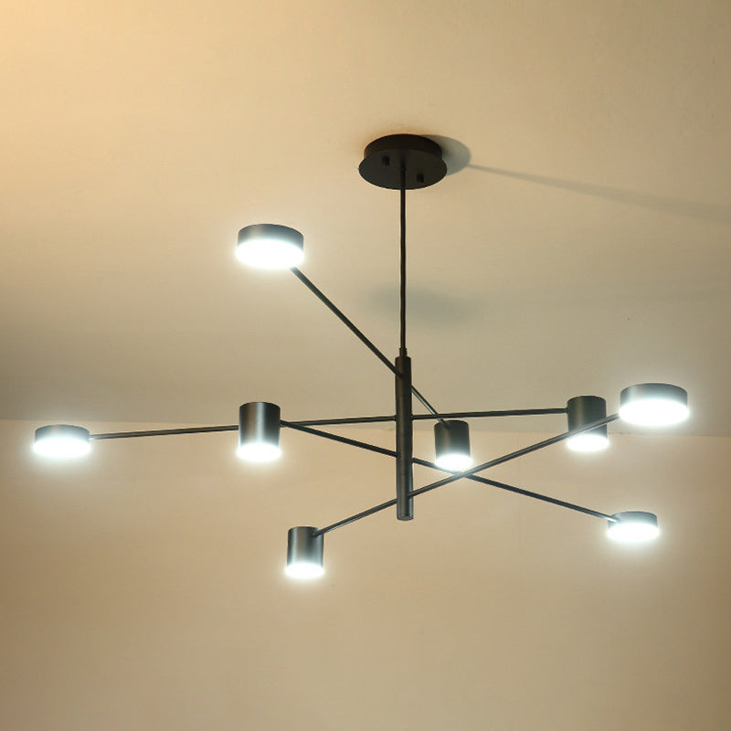 Lampada a sospensione ombreggiata in metallo Stile SEMPLICITÀ LA LADAGGIO PENDANTE LAMO IN NERO