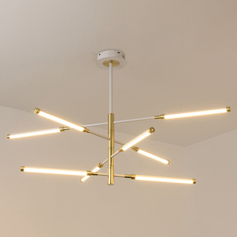 Semplicità lampada lampadina lineare lampada in metallo lampada lampadario a LED