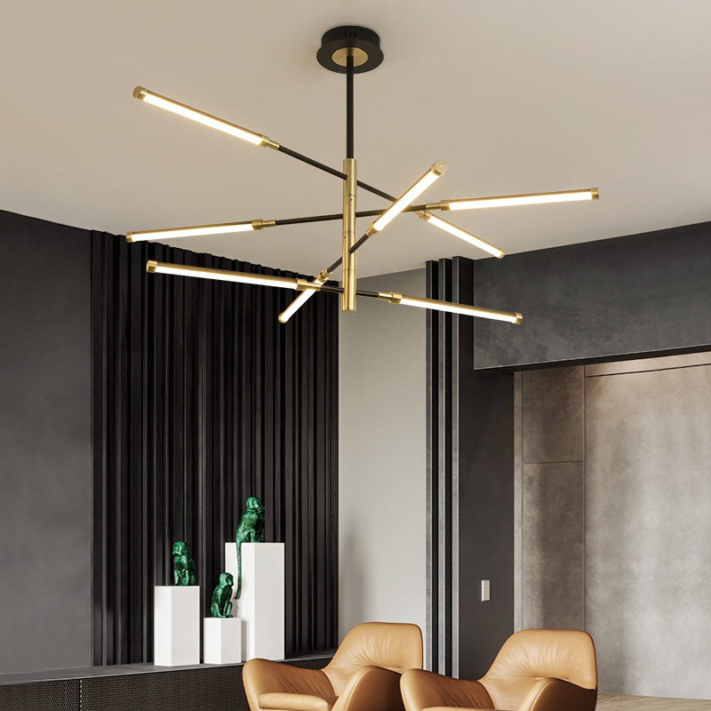 Semplicità lampada lampadina lineare lampada in metallo lampada lampadario a LED