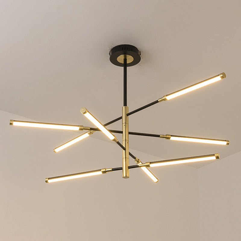 Semplicità lampada lampadina lineare lampada in metallo lampada lampadario a LED