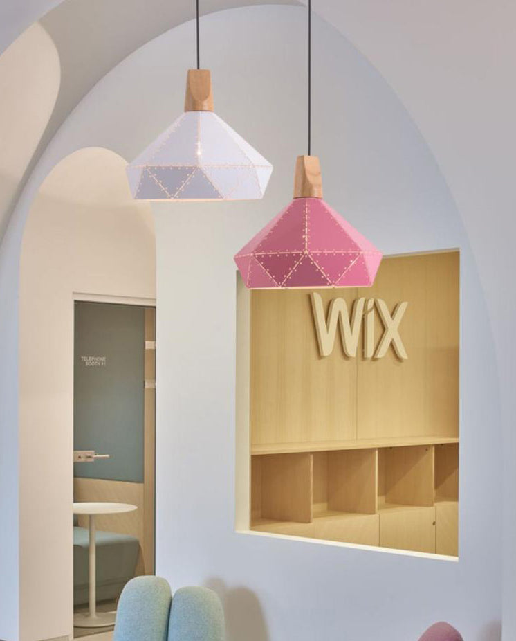 Metall Diamond Hanging Lamp Kit Moderner Stil Down Lighting Anhänger für Esszimmer