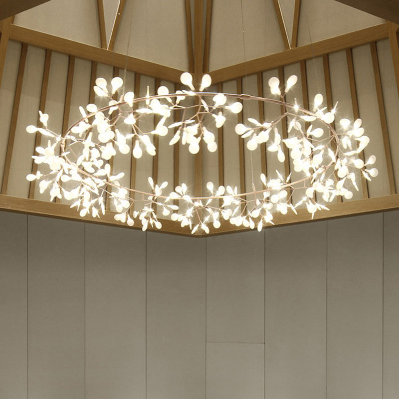 Moderni apparecchi per illuminazione a lampadario spray kit a sospensione acrilica