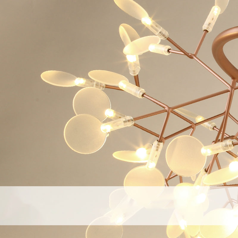 Moderni apparecchi per illuminazione a lampadario spray kit a sospensione acrilica