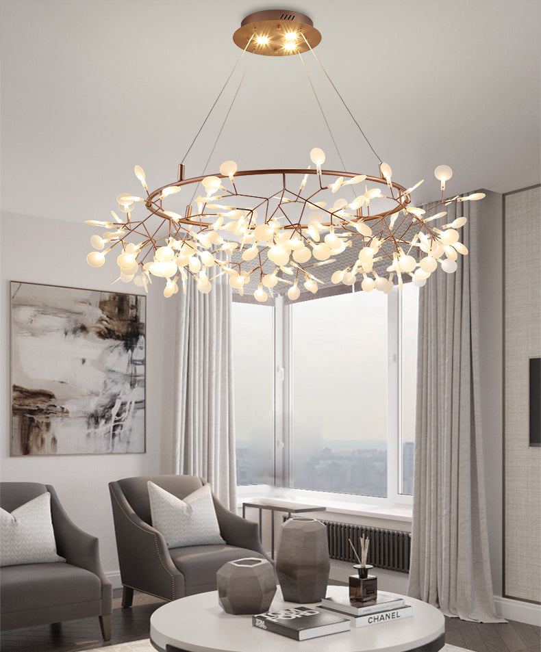 Moderni apparecchi per illuminazione a lampadario spray kit a sospensione acrilica