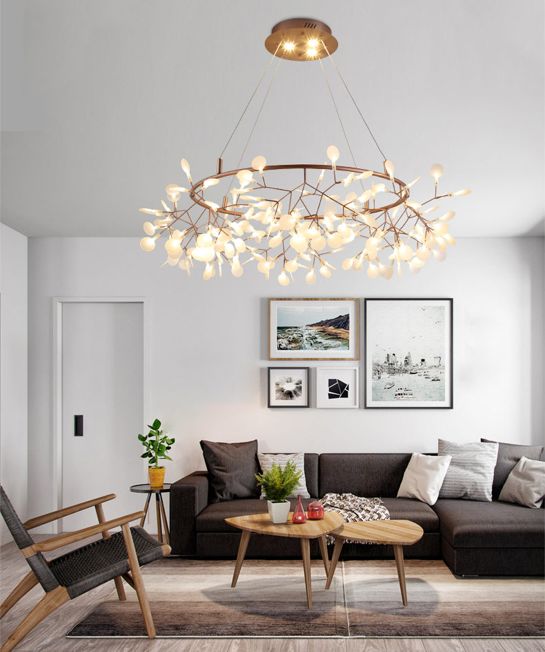 Moderni apparecchi per illuminazione a lampadario spray kit a sospensione acrilica