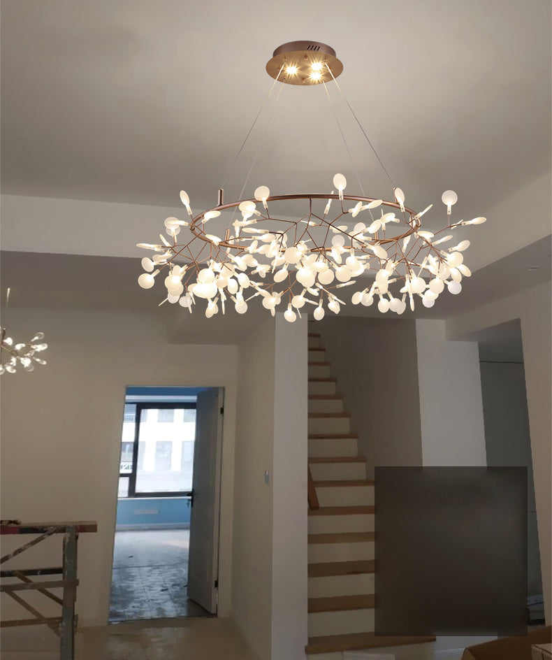 Moderni apparecchi per illuminazione a lampadario spray kit a sospensione acrilica