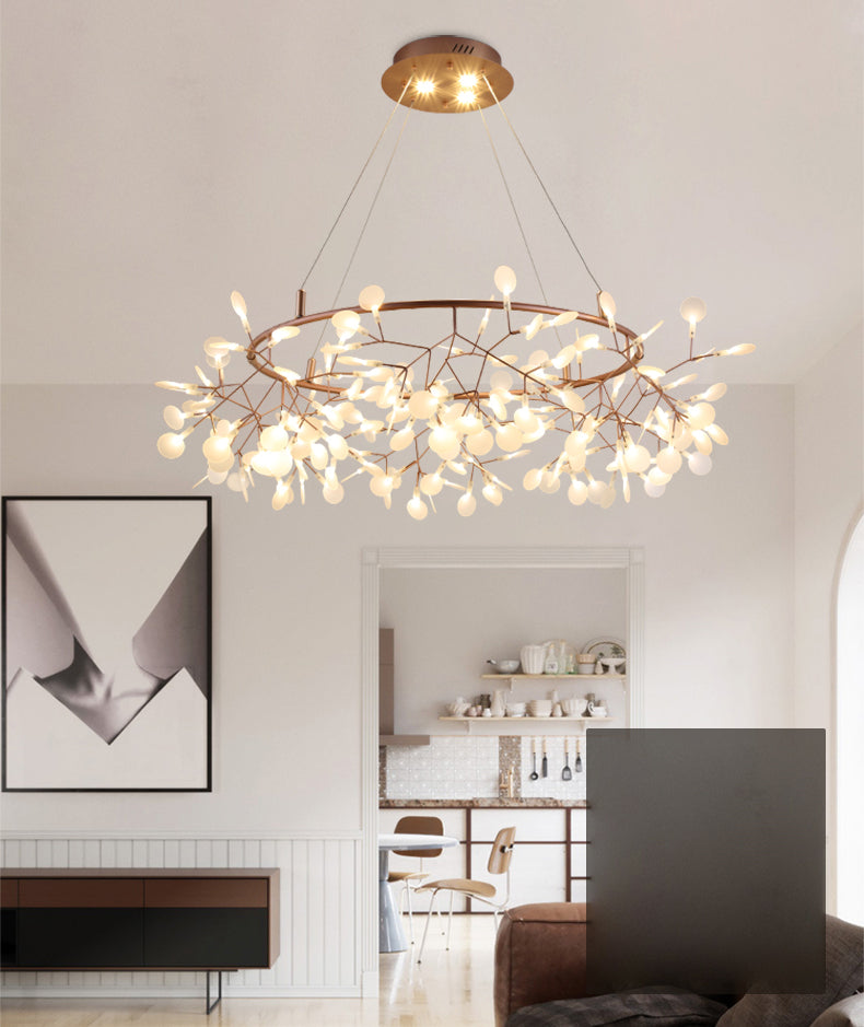 Moderni apparecchi per illuminazione a lampadario spray kit a sospensione acrilica