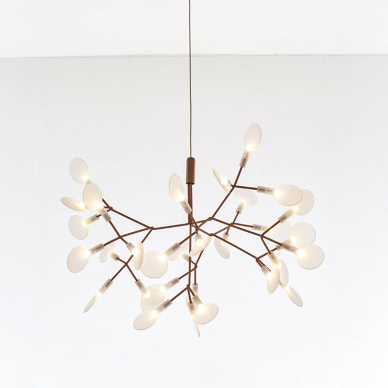 Moderne spray kroonluchter verlichtingsarmaturen acryl hanger lichtkit