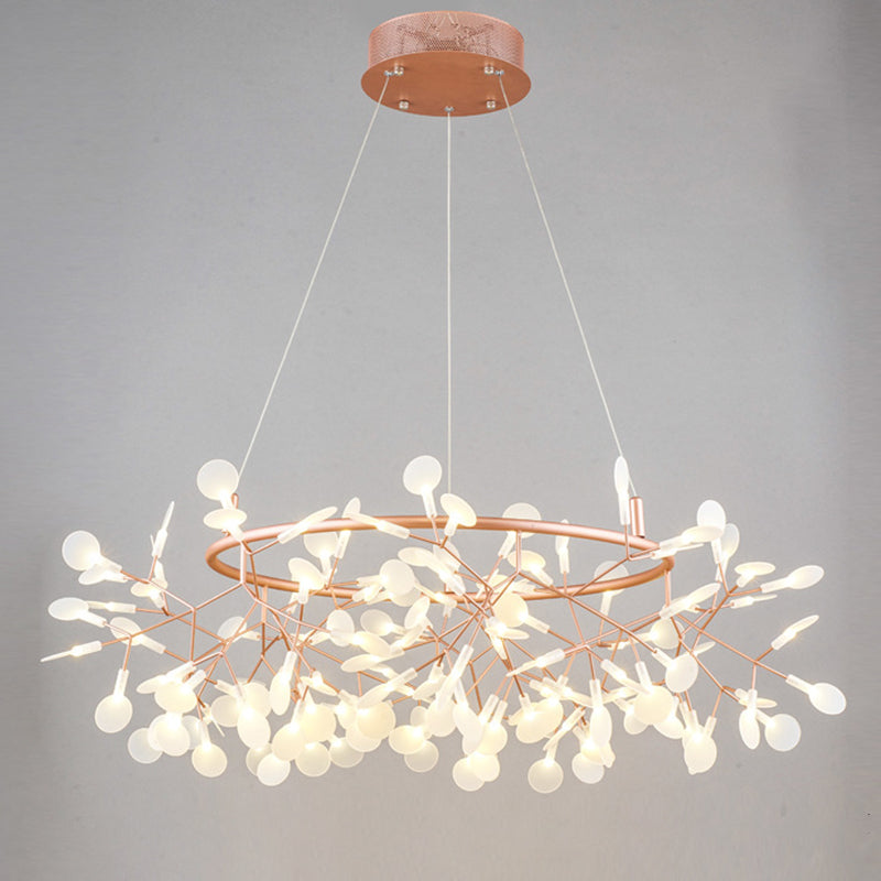 Luz de lámpara de araña de spray moderna kit de luz acrílico de acrílico