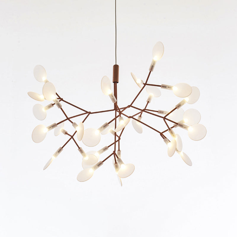 Luz de lámpara de araña de spray moderna kit de luz acrílico de acrílico