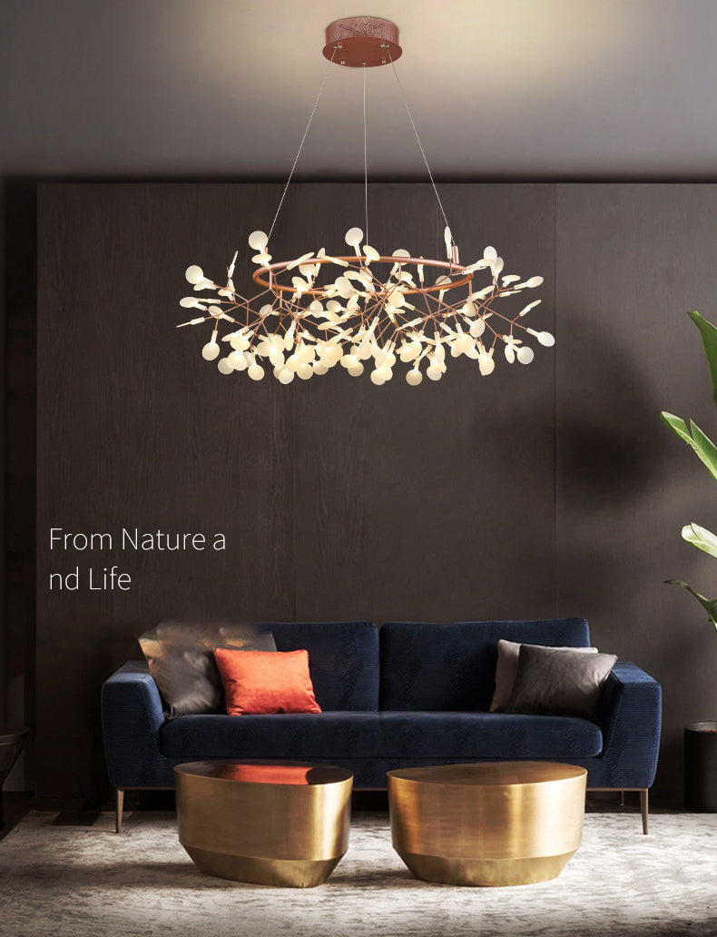 Luz de lámpara de araña de spray moderna kit de luz acrílico de acrílico