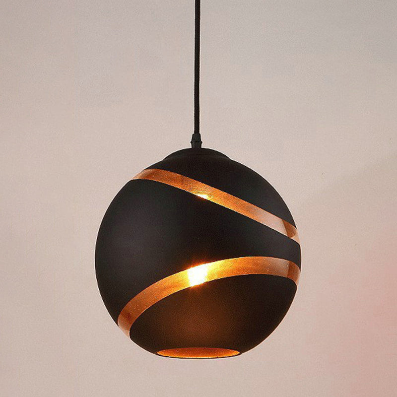 Contemporary Design Globe Hanging Lamp Frosted Glass Shade 1 Light  Pendant Light for Restaurant