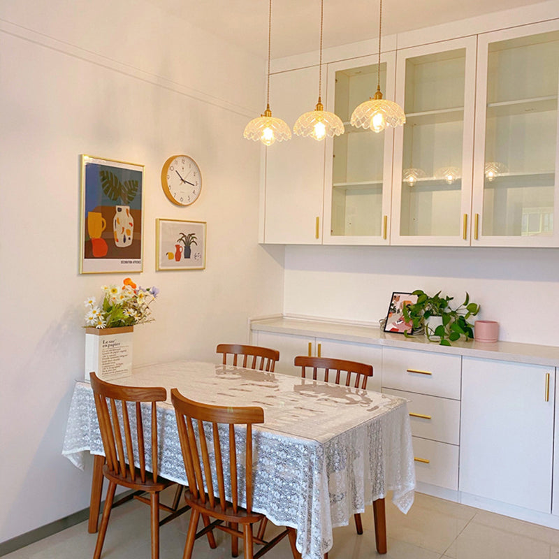 1 lumière suspendue au plafond suspension en verre contemporain suspension suspendue pour le restaurant