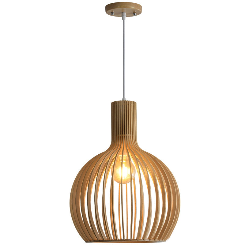 1 plafonnier léger des plafonniers créatifs moderne en bois pour le magasin de vêtements