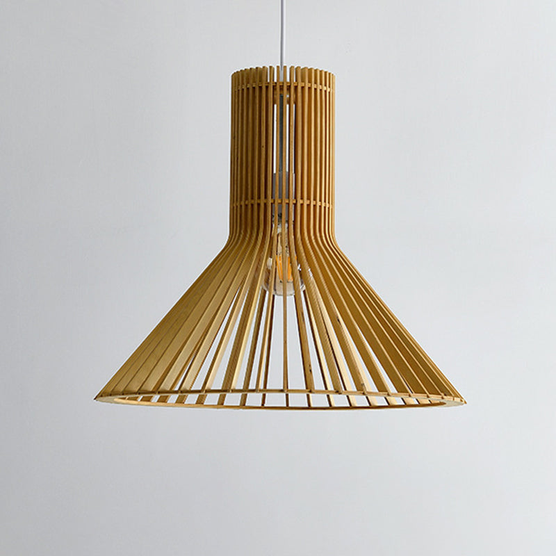 1 plafonnier léger des plafonniers créatifs moderne en bois pour le magasin de vêtements