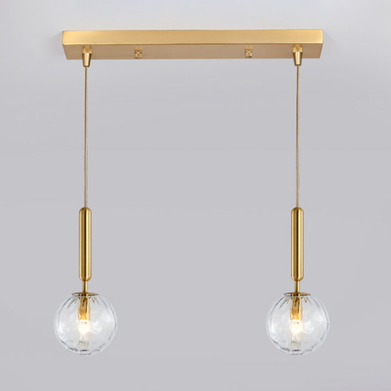 Kogellichtophanging hanger moderne eenvoudige glashanglampen voor restaurant