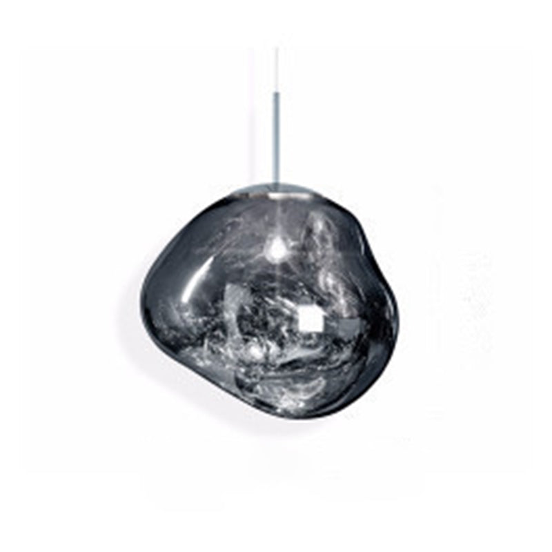 Luci a soffitto appeso a roccia Mid-secolo creatività moderna di vetro soffiato a sospensione a sospensione per il ristorante