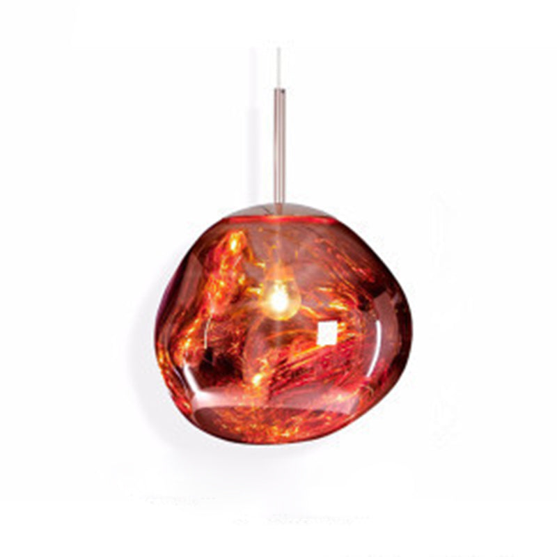 Luci a soffitto appeso a roccia Mid-secolo creatività moderna di vetro soffiato a sospensione a sospensione per il ristorante
