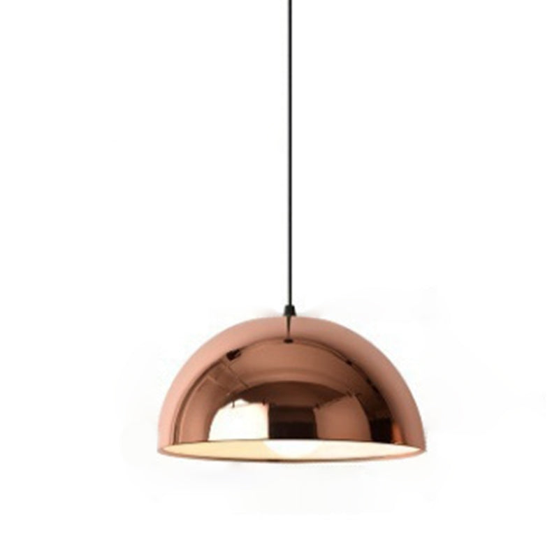 1 Light Hanging Pendant Lights Industrial Style Mirror Glass Pendant Ceiling Lights for Restaurant